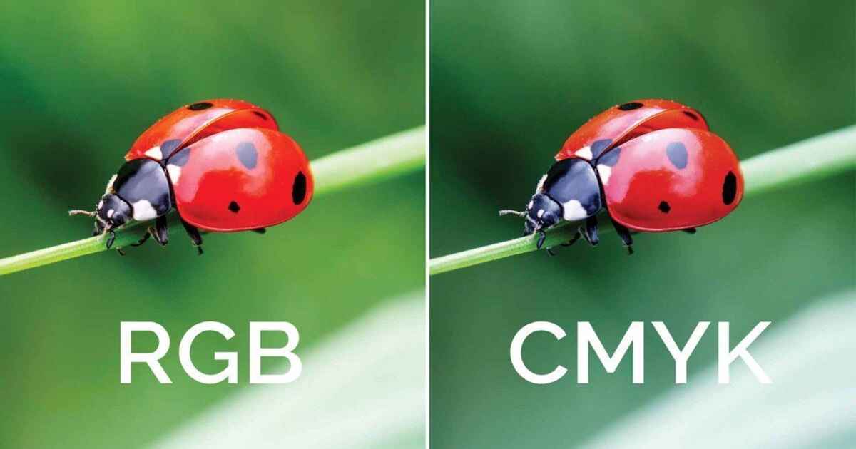 مهمترین تفاوت CMYK و RGB در روش ساخت رنگها است.
